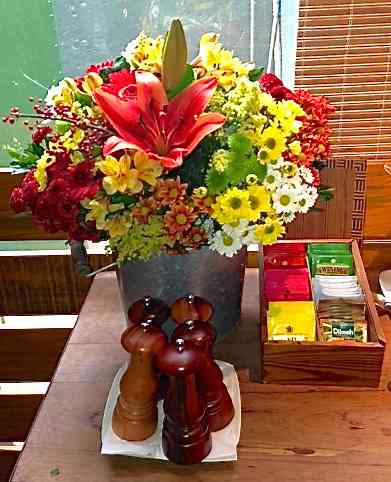 Começando pelo bouquet, tudo na casa Carandaí tem cara de "home made"