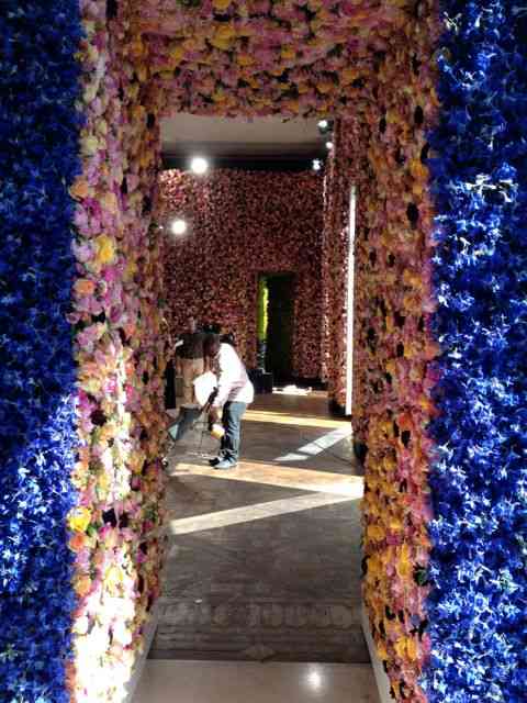 A entrada para o desfile!