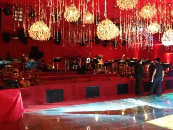 O lugar da orquestra...