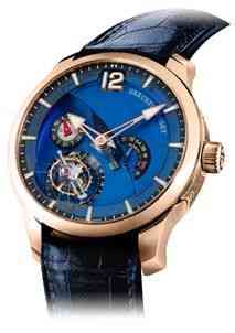 Tourbillon 24 Secondes Contemporain: Amei este modelo... O azul é deslumbrante e pode vir em ouro rosa ou platinum. Edição limitada em 33 peças de cada cor!