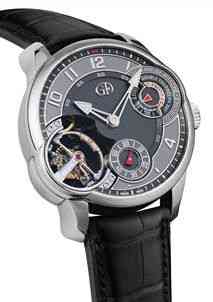 Este modelo bárbaro é também Double Tourbillon 30Asymétrique em ouro branco: sómente 11 exemplares feitos!