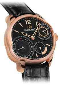 Este modelo é o Quadruple Tourbillon em ouro rosa e ponteiros em ouro negro: Só para 8 felizardos!
