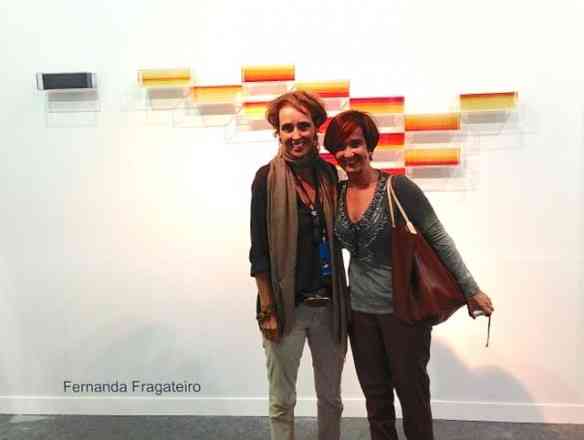 Passei uma gloriosa tarde na ArtRio. Aqui, visito a Galeria Baginski de minha querida amiga Andrea!
