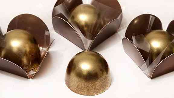 Gran finale: docinhos confeitados com dourado! Deslumbres...