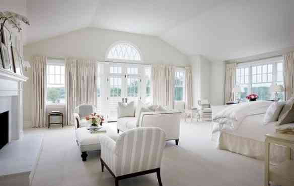 architectural digest white bedroom hamptons
