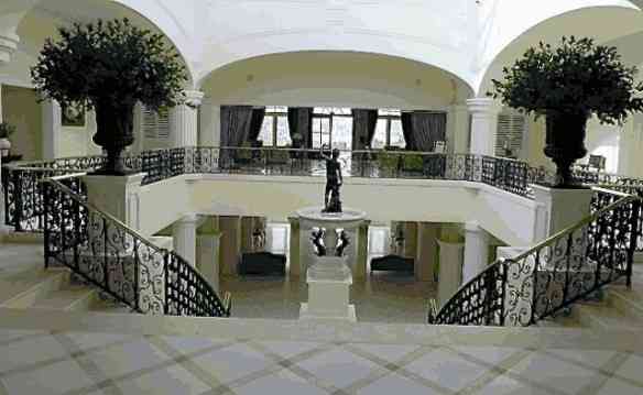 Visão do interios do hotel...
