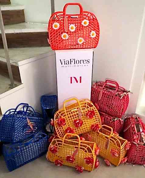 TM + Melissa + VIA Flores = Bolsas Divinas, Maravilhosas!