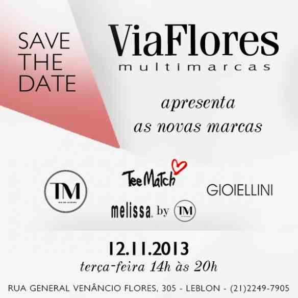 Save The Date Via Flores