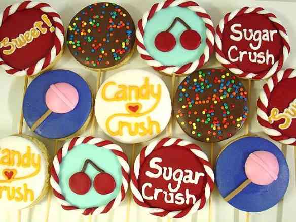 Candy Crush - pirulitos de chocolate