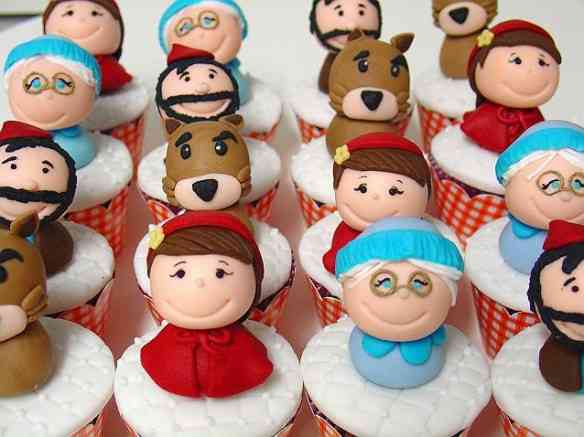 Chapeuzinho vermelho - cupcakes
