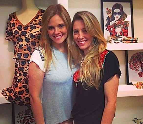 As amigas de infância e sócias na TEE MATCH Mariana Elmann e Nicole Abramoff: lindas e super talentosas!
