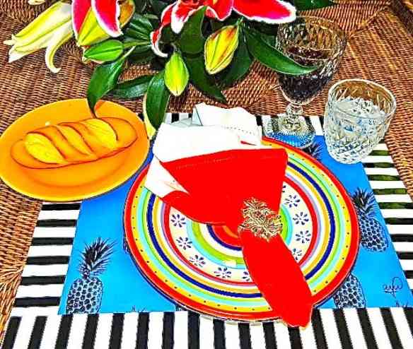 Mais uma mesa no jardim...
