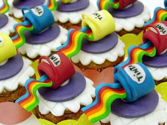 tintas - cupcakes