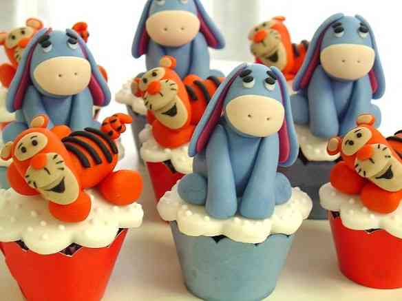 ursinho pooh - cupcakes