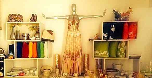 Visual da boutique super descolada...
