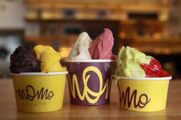Trio da pesada e divino: açaí+manga, figo+goiaba, Choco+morango: todos artesanais, saudáveis e, o mais importante, di-vi-nos!!!