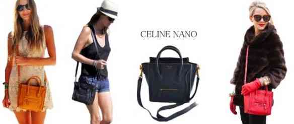 Esta Celine Nano, azul marinho, é imperdível