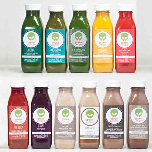 Sucos Prensados Greenpeople: Divinos E TUDO DE BOM!