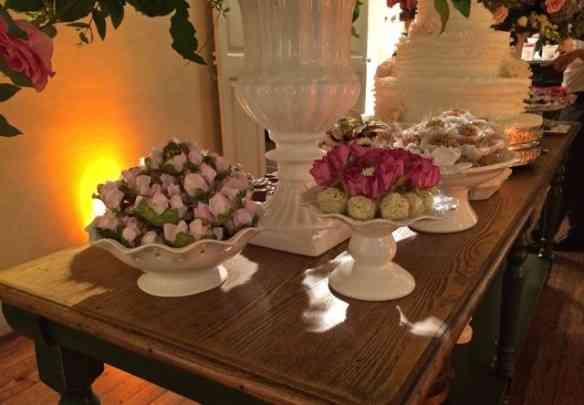 Os focinhos eram enformados para parecerem flores, formando um bouquet delicioso!