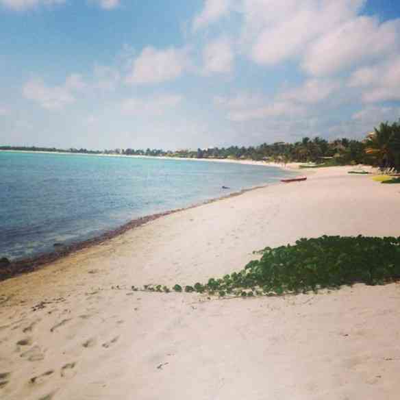 Visual da Bahia Punta Soliman onde ficava nosso hotel em Tulum: Heaven!