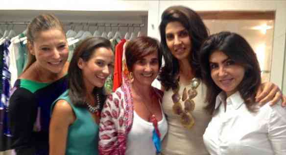 As divinas Pinha Mello Franco e Joana Nolasco, da ViaFlores, e as 40Forever: Festejemos todas o dia das mães!