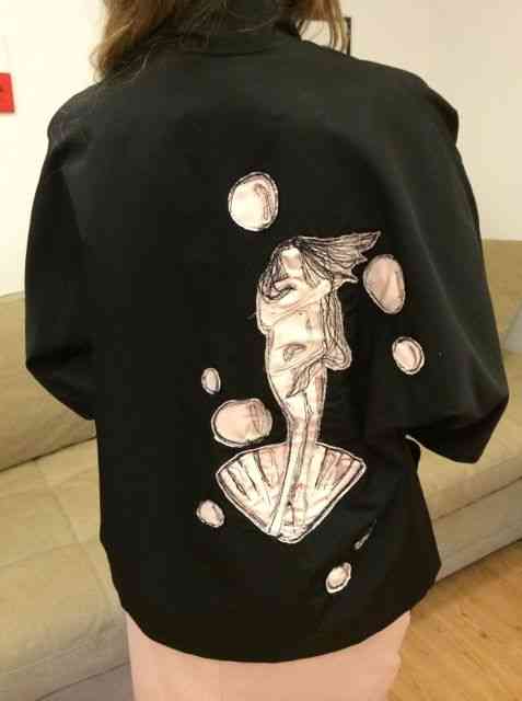 Verso do Look Júlia: "O Nascimento da Vênus"  by Botticelli/Wymann!