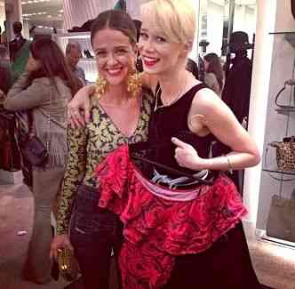 A diva Mariana Gimenez com Maria TM e um body deste inverno!