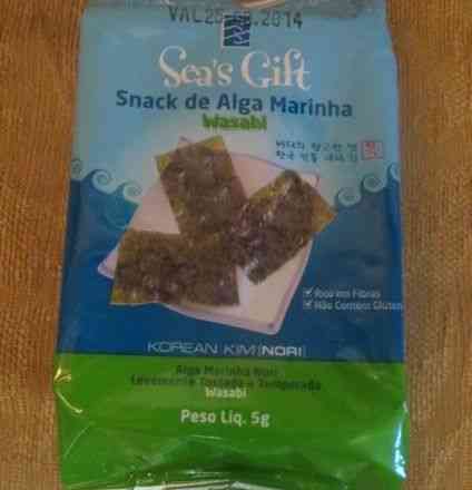 Este é o de alga mas com wasabi pra os que gostam da vida mais "caliente"
