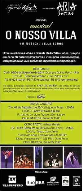 Cartaz do espetáculo!
