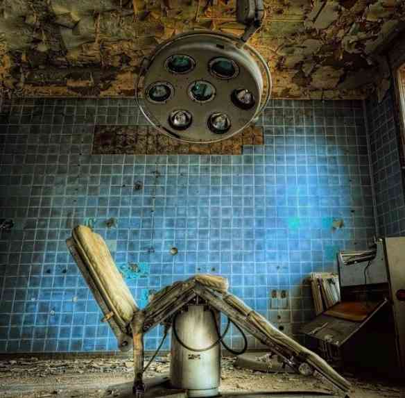 Hospital abandonado na Alemanha.