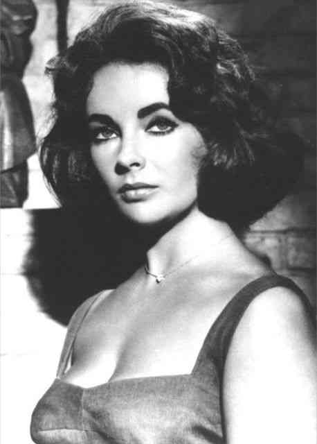 ... Elizabeth Taylor e seus olhos cor de violeta.