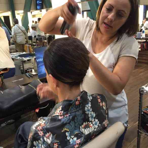 Vejam o acabamento primoroso: meu corte é repicado...