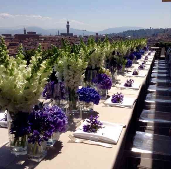 Linda arrumação de um "Bar Mitzvah" no Westin Palace, de Florença