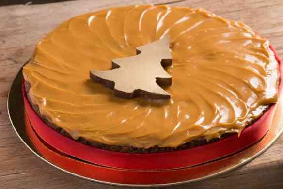 Esta "torta brownie" natalina é muito linda!