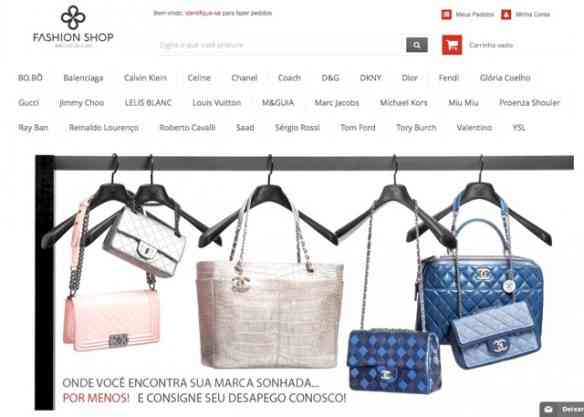 Esta é a página de abertura do site 
