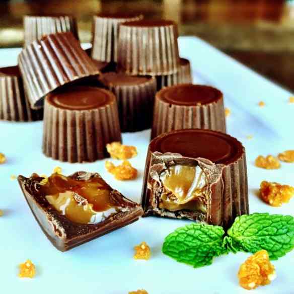 Bombons recheados e saudáveis... Milagre? Nãooooo, alta gastronomia! 