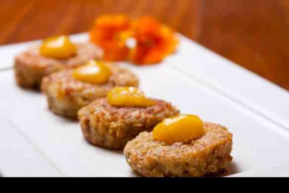 Divindade do "Org": bolinhos de quinoa com damasco!