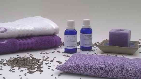 "Kit massagem" de lavanda...