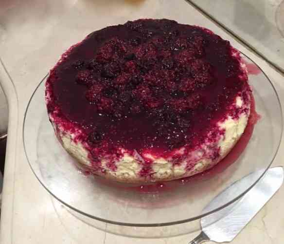 Sou louca por "cheese cake": além da delicadeza de tê-lo no "menu", feito em casa é outra coisa!