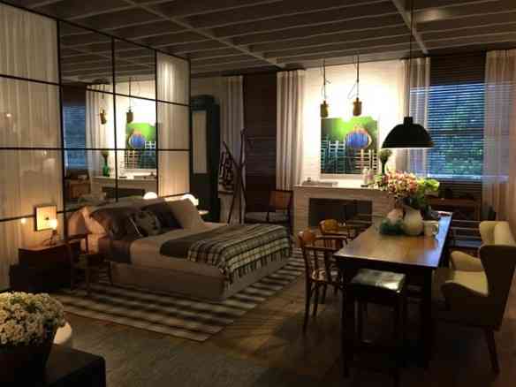 O loft da craque Paola Ribeiro aproveita divinamente o espaço, com muito aconchego e praticidade!