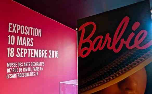 Barbie em cartaz no Museu de Artes Decorativas de Paris!
