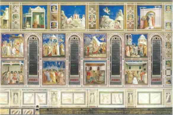 A beleza das sequências dos afrescos de Giotto!