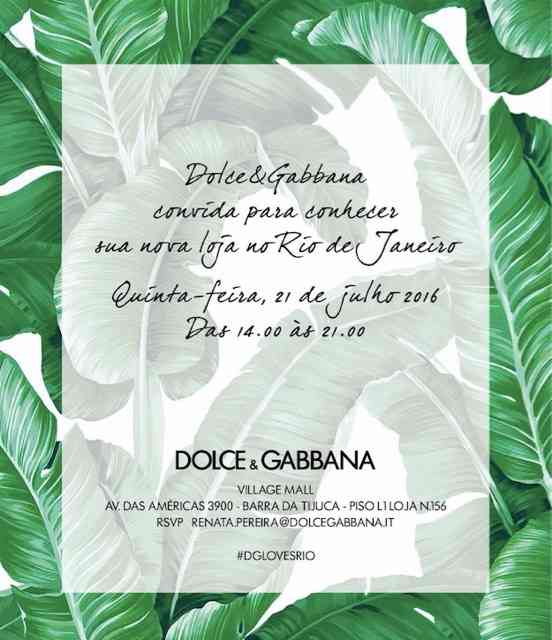 “Dolce&gabbana IN Rio”: Vivaaaaaa!!!