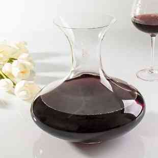 Decantador e copos para vinho... Relaxar com toda elegância!