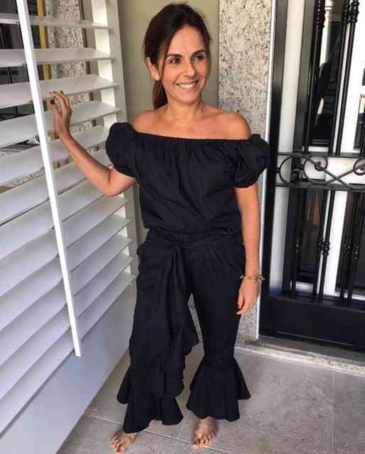 A charmosérrima Geisa Rabelo, linda com um dos "looks" que amei... No almoço!