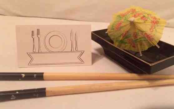 Chic para um jantar japonês...