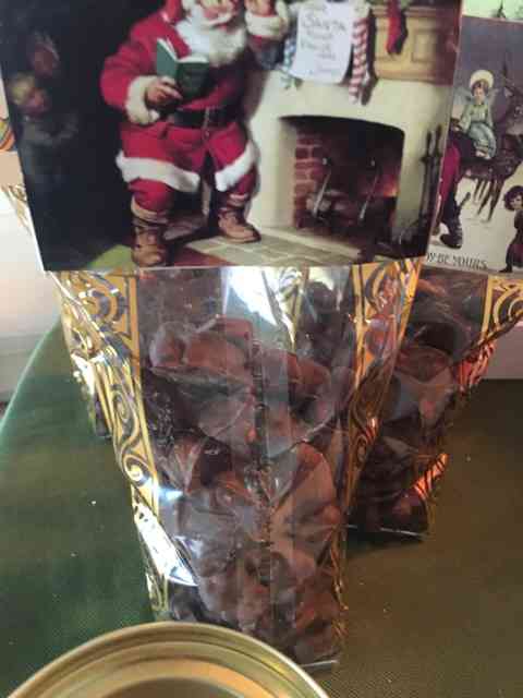 Vejam que graça de presente estes biscoitos divinos!