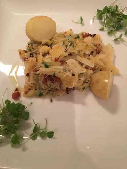 "Bacalhau com chouriço".