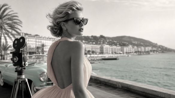 Imagem editorial sobre Brigitte Bardot e cinema clássico francês