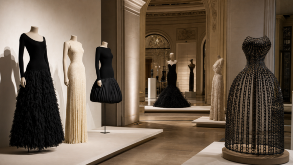 Imagem editorial da exposição de Alaïa em Paris